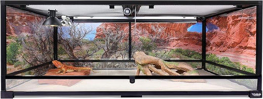 Carolina Custom Cages, 48Lx24Wx18H Extra-Long Deep Terrarium; Easy Assembly