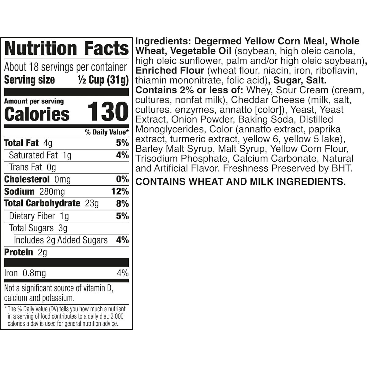 Chex Mix Cheddar Snack Mix, Salty Snacks Tub, 20 oz