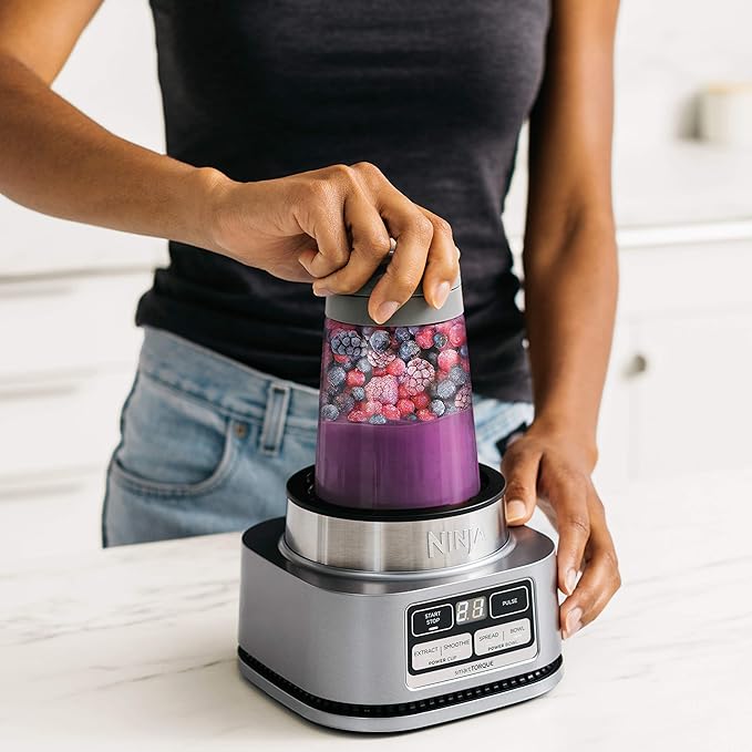 Ninja Foodi SS100 Smoothie Bowl Maker & Nutrient Extractor 1100W Blender SS101 (Renewed) (Ninja Foodi SS101)