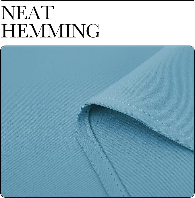 NICETOWN Living Room Curtains, Teal Blue, 1 Pair, 70 x 84-inch, Home
