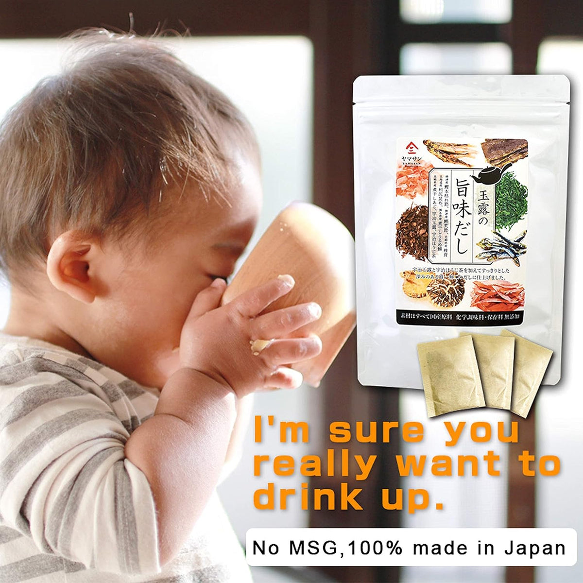 Chaganju Dashi Stock, Dashi Packet – Ramen Broth, Miso Soup, Udon, Shabu Shabu & Hot Pot Soup Base – Rich Umami Flavor, 8 Carefully Selected Ingredients – Authentic Japanese Umami Dashi, Made in Japan, 8g × 15pacs