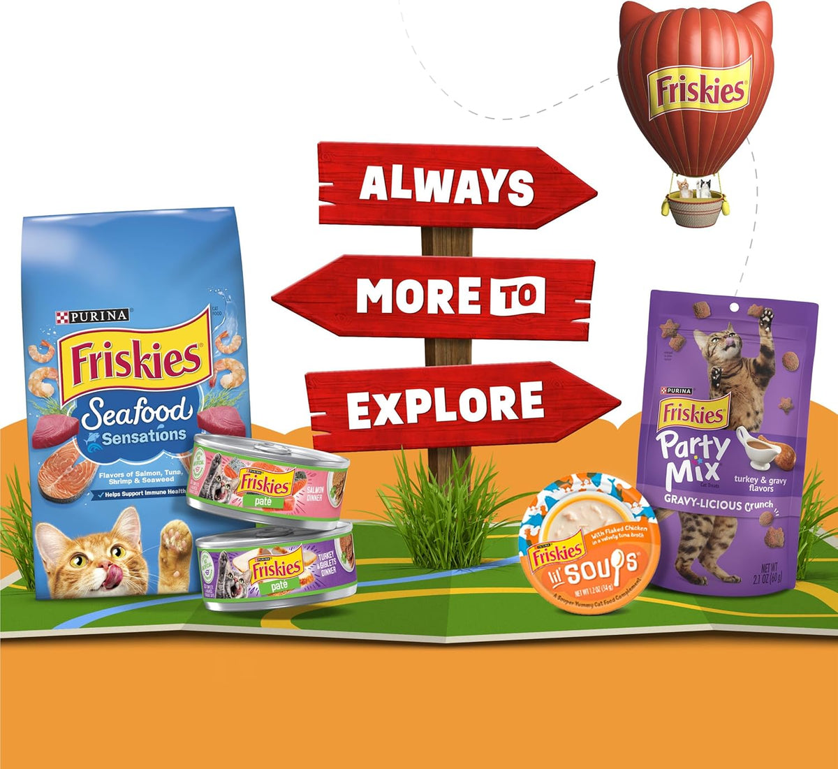 Purina Friskies Grain Free Lickable Cat Food Toppers Lil’ Soups With Shrimp in a Velvety Chicken Broth - (Pack of 8) 1.2 oz. Cups