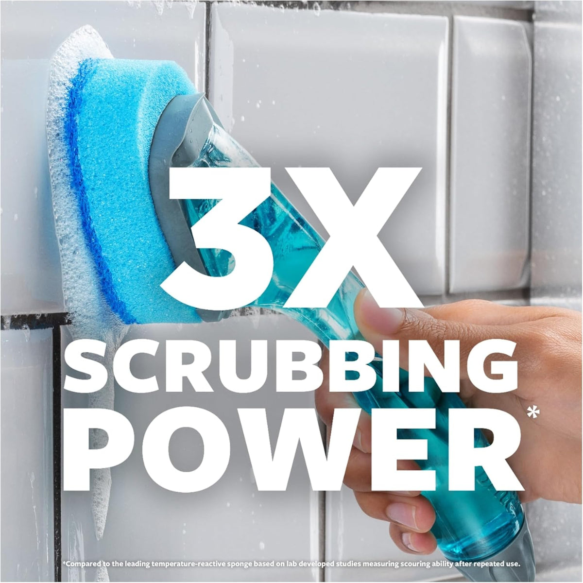 Scotch-Brite Non-Scratch Dishwand, Scrubber for Cleaning Kitchen, Bathroom, and Household, Non-Scratch Dish Scrubber Safe for Non-Stick Cookware, 1 Dishwand