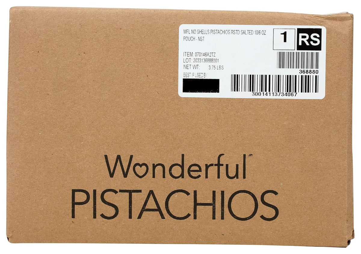 Wonderful Pistachio Roasted & Salted Shelled Pistachios, 6 OZ