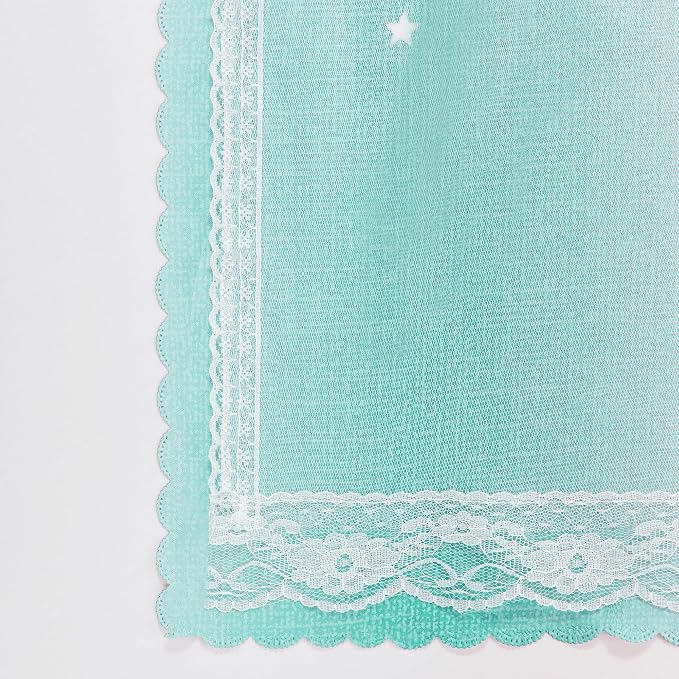 XiDi Curtains for Bedroom Kids Rainbow Pink Purple Green Curtains for Girls