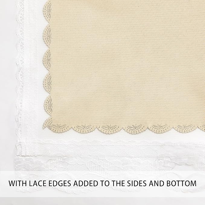 XiDi Curtains for Bedroom Decor Beige52/96/1
