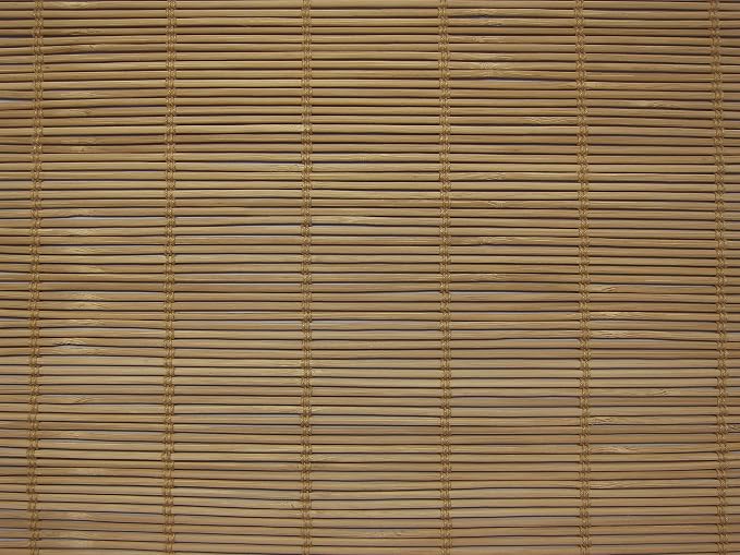 Cordless Woven Wood Roman Shades, 40W x 72H, Bayhead Natural, Sizes 20-72 Wide