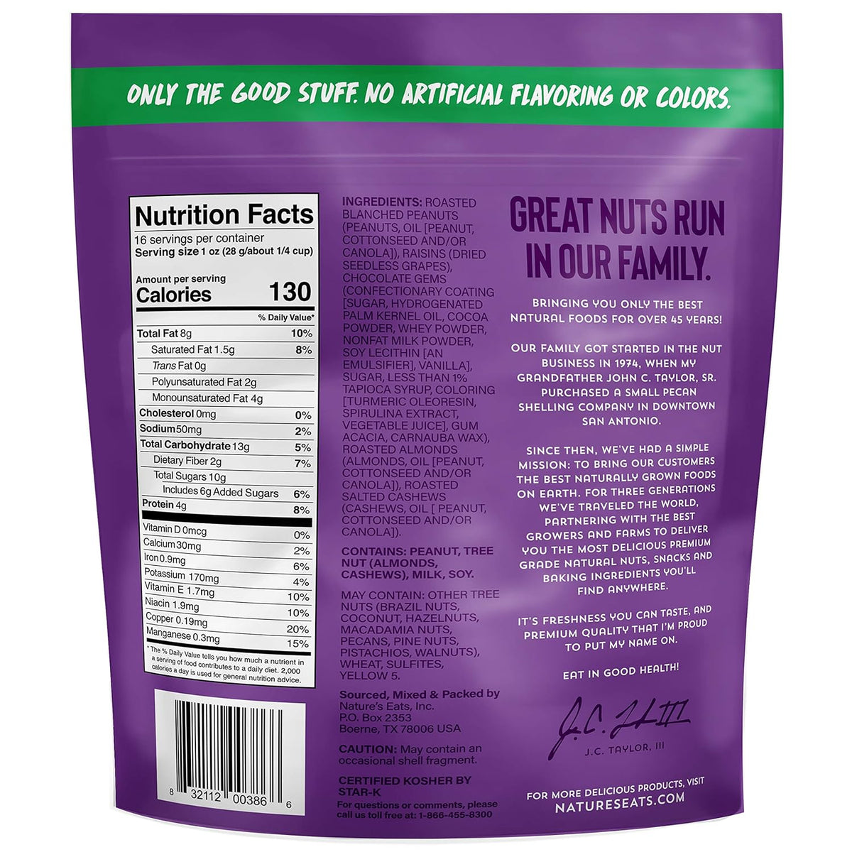 Nature's Eats Nuts for Recovery Muscle Trail Mix, Oz, Assorted, 16 Oz