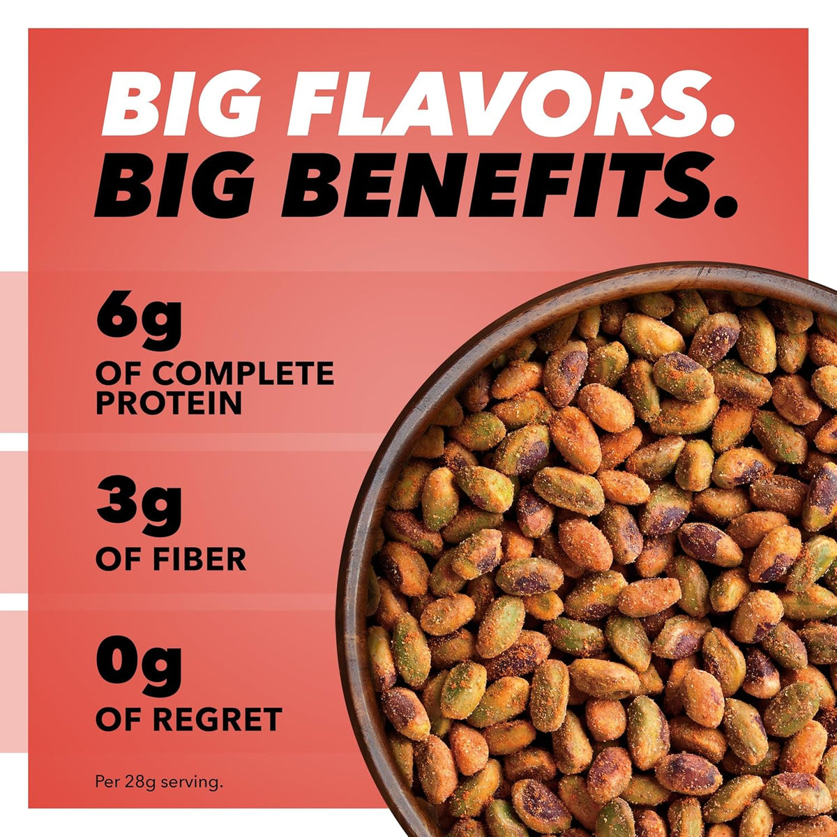Wonderful Pistachios No Shells, Chili Roasted Nuts, 11 Ounce Resealable Bag, Protein Snacks, Gluten Free College Snacks, Healthy Snacks for Adults