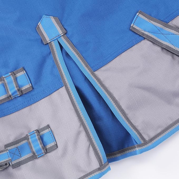 Mini Horse/Pony/Foal/Miniature Size 36"-51" Lightweight Waterproof & Breathable 1200 Denier Turnout Blanket with No Filling RoyalBlue 39"