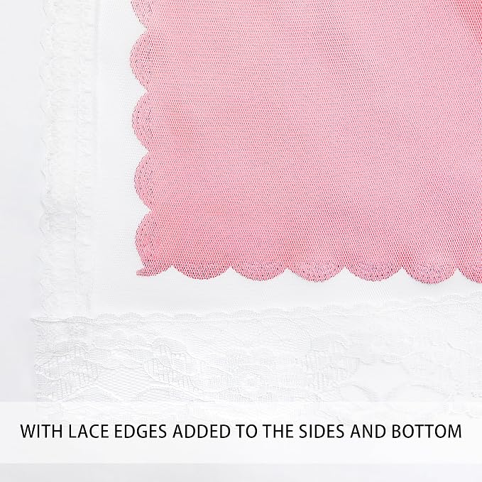 XiDi Pink Curtains for Bedroom Decor, Baby Pink Kids Blackout Curtains for