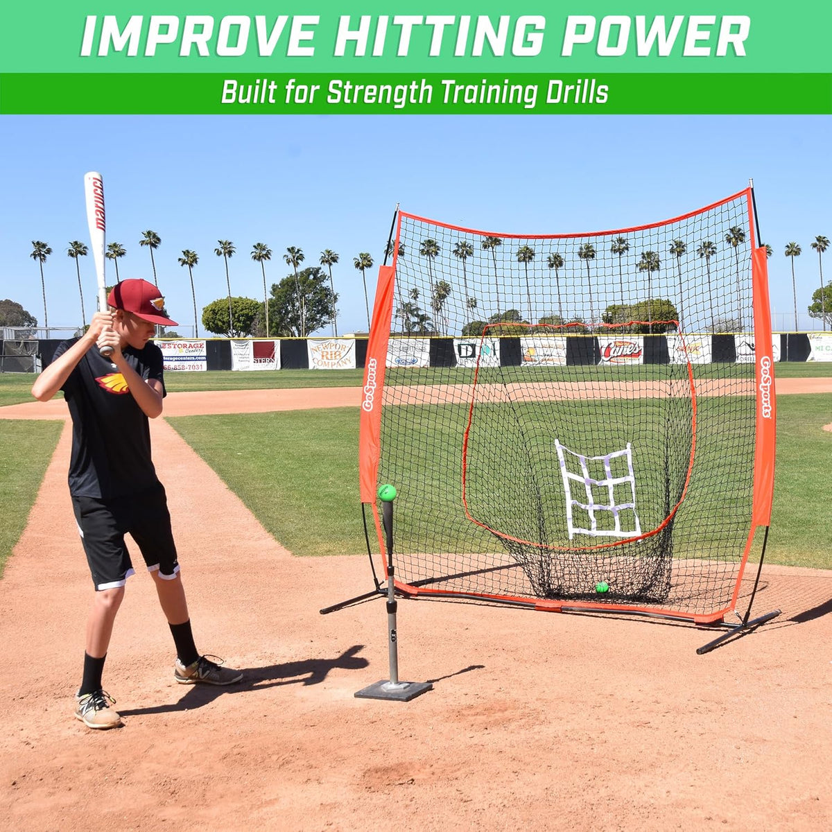 GoSports Weighted Training Balls - Choose Baseball or Softball - Hitting & Pitching Training for All Skill Levels - Improve Power and Mechanics
