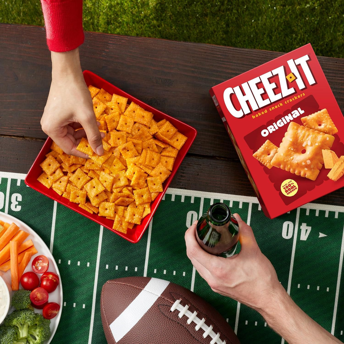 Cheez-It Cheese Crackers, Baked Snack Crackers, Lunch Snacks, Variety Pack (42 Packs)
