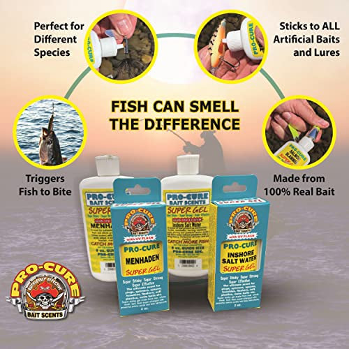 Pro-Cure Inshore Salt Water Super Gel, 2 Ounce