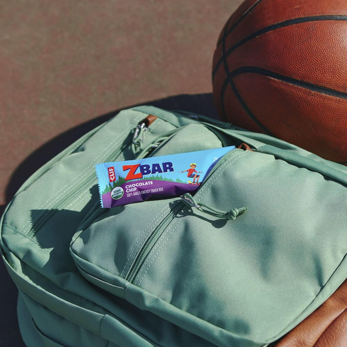 Zbar - Chocolate Chip - Soft-Baked Energy Snack Bars - Non-GMO - 12g Whole Grains - USDA Organic Granola Bars - Snacks for Kids (12 Pack)